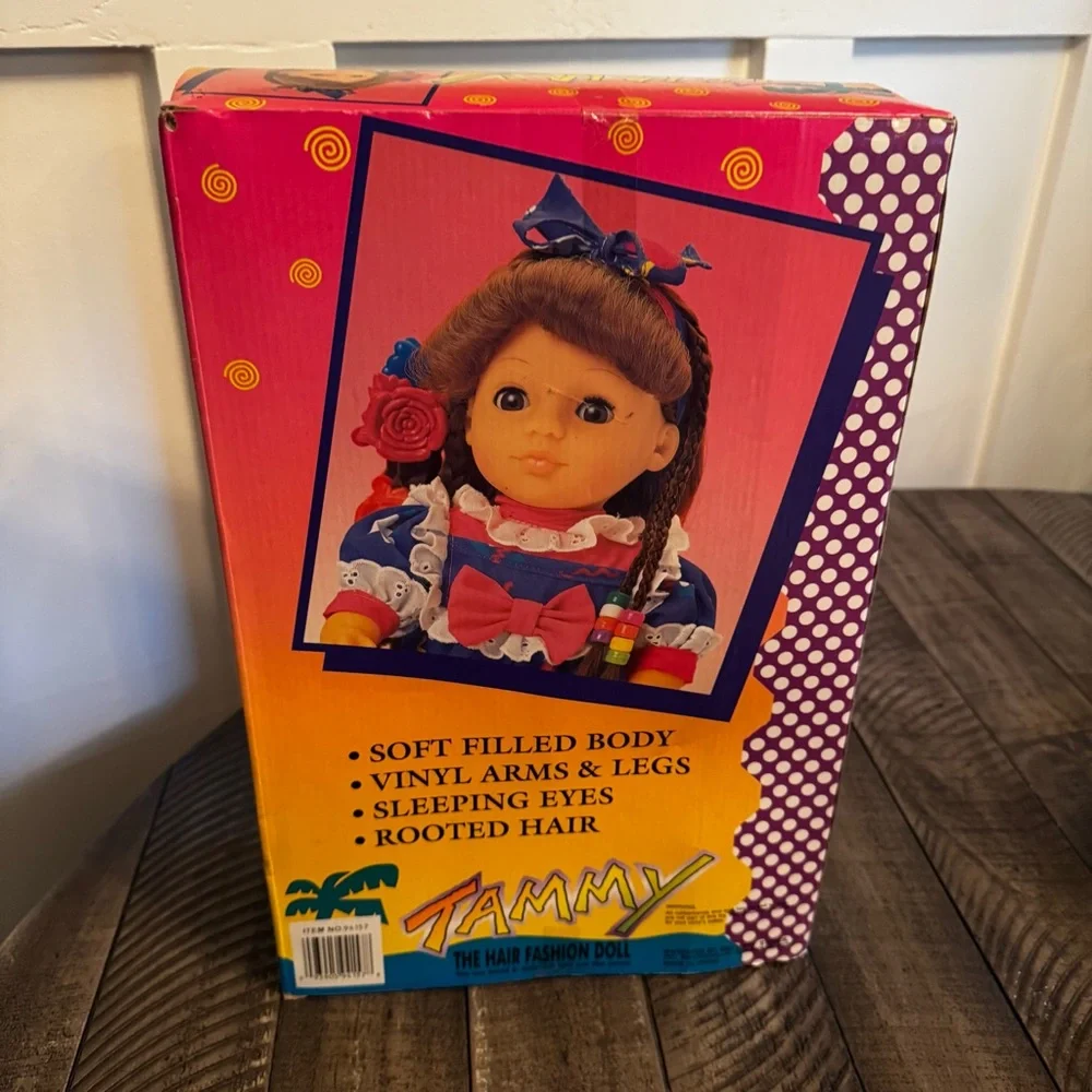 Vintage‎ Gigo Doll Tammy The Hair Fashion Doll Brunette Accessories New